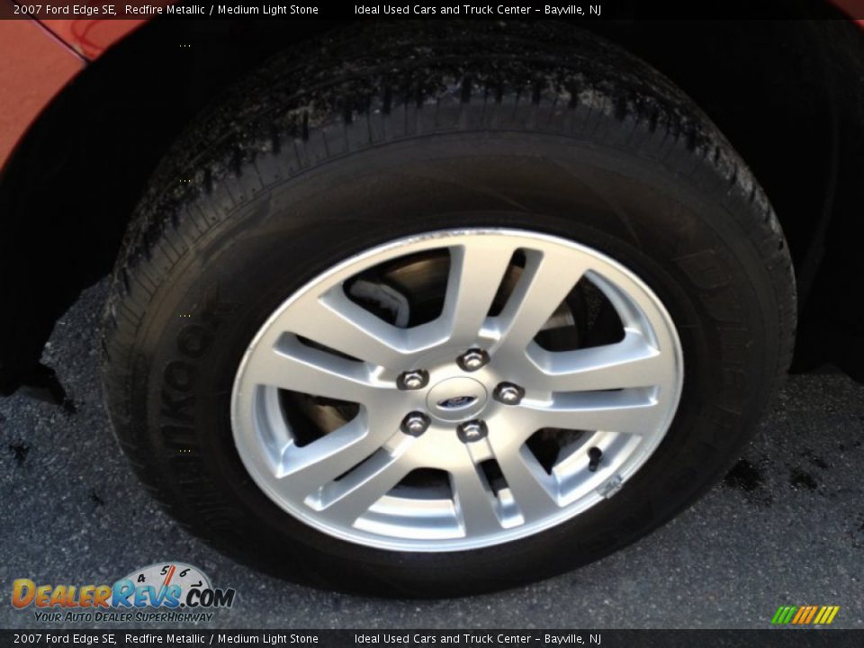 2007 Ford Edge SE Redfire Metallic / Medium Light Stone Photo #17