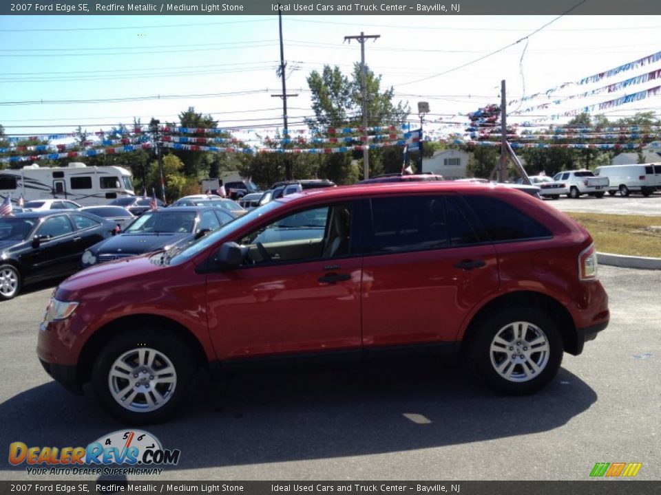 2007 Ford Edge SE Redfire Metallic / Medium Light Stone Photo #18