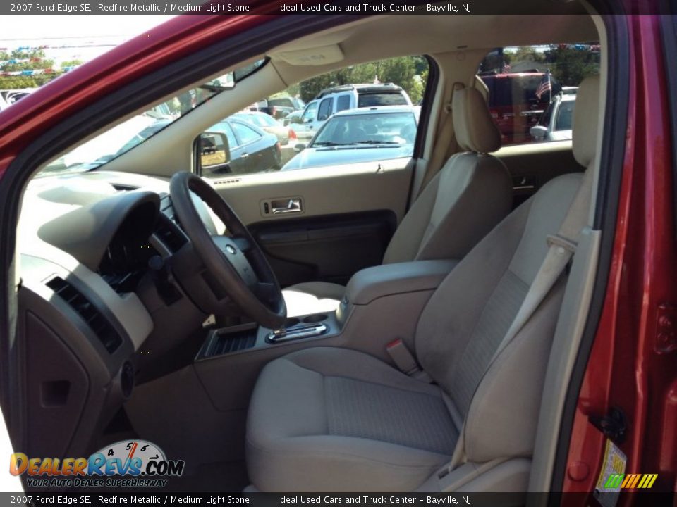 2007 Ford Edge SE Redfire Metallic / Medium Light Stone Photo #24