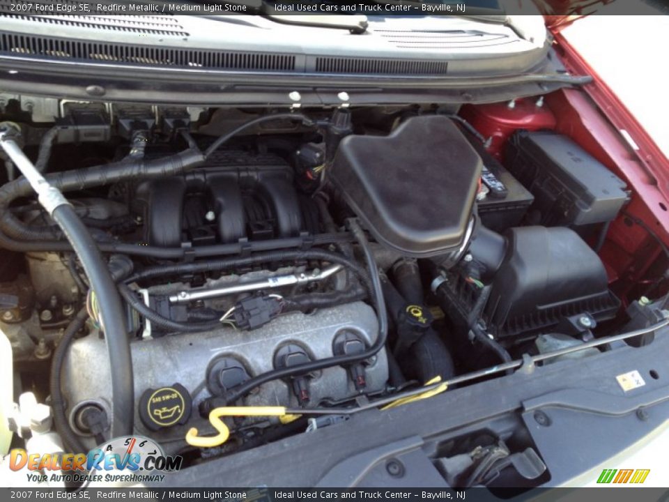 2007 Ford Edge SE Redfire Metallic / Medium Light Stone Photo #30