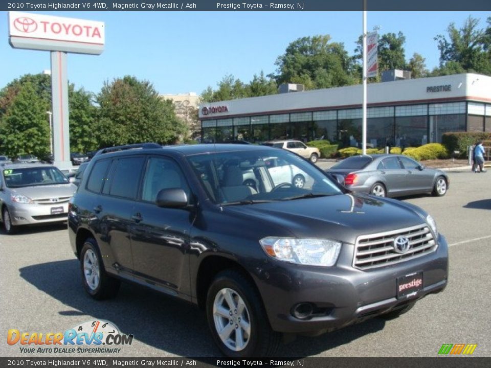 2010 Toyota Highlander V6 4WD Magnetic Gray Metallic / Ash Photo #1