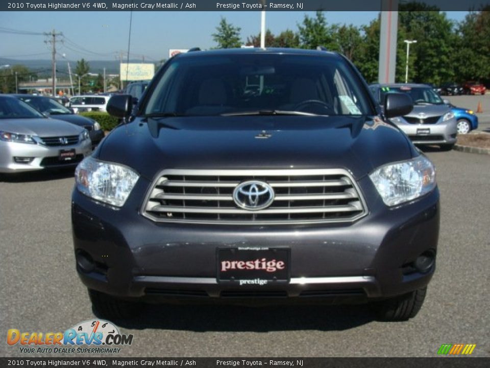 2010 Toyota Highlander V6 4WD Magnetic Gray Metallic / Ash Photo #2