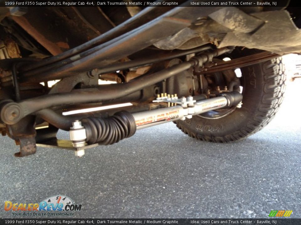 1999 Ford F350 Super Duty XL Regular Cab 4x4 Dark Tourmaline Metallic / Medium Graphite Photo #5