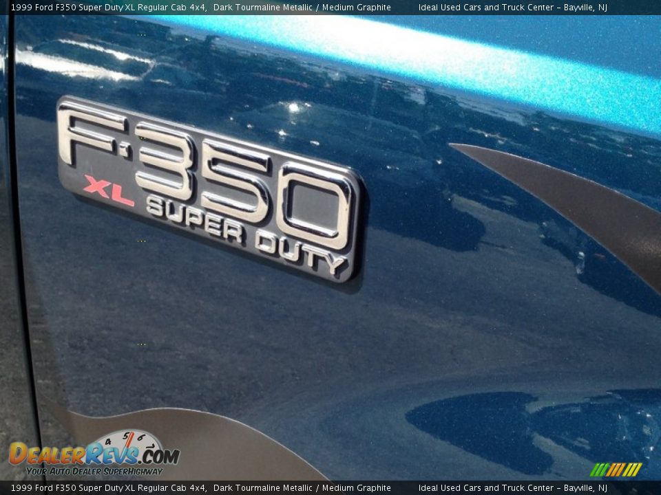 1999 Ford F350 Super Duty XL Regular Cab 4x4 Dark Tourmaline Metallic / Medium Graphite Photo #6