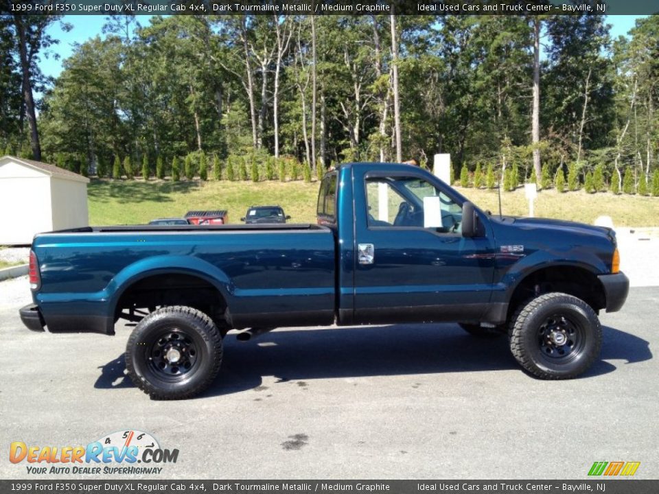 Dark Tourmaline Metallic 1999 Ford F350 Super Duty XL Regular Cab 4x4 Photo #7