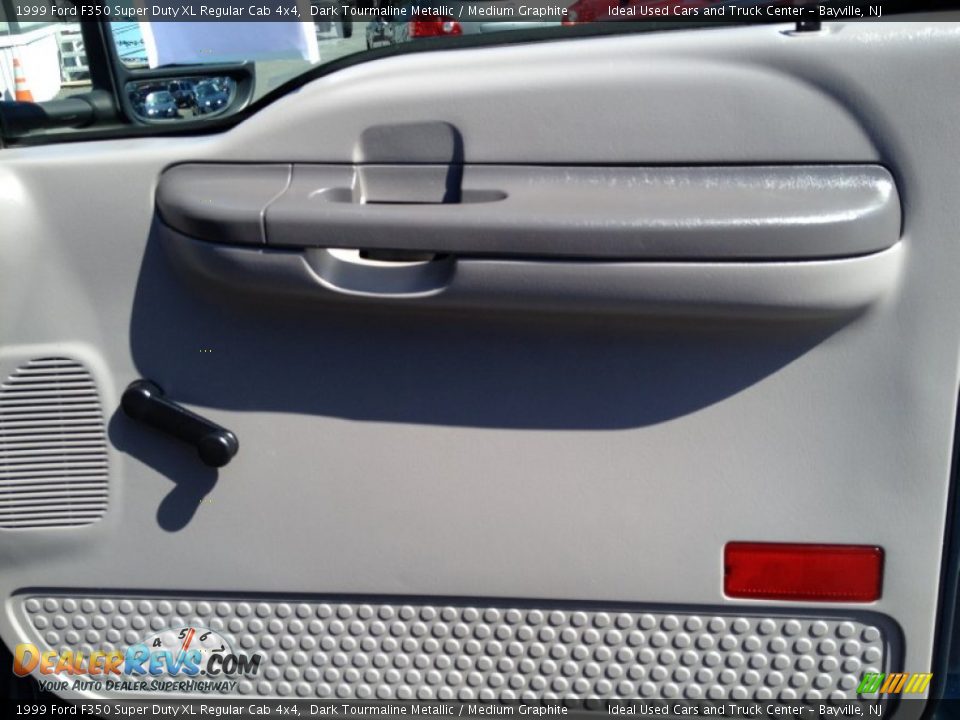 1999 Ford F350 Super Duty XL Regular Cab 4x4 Dark Tourmaline Metallic / Medium Graphite Photo #8