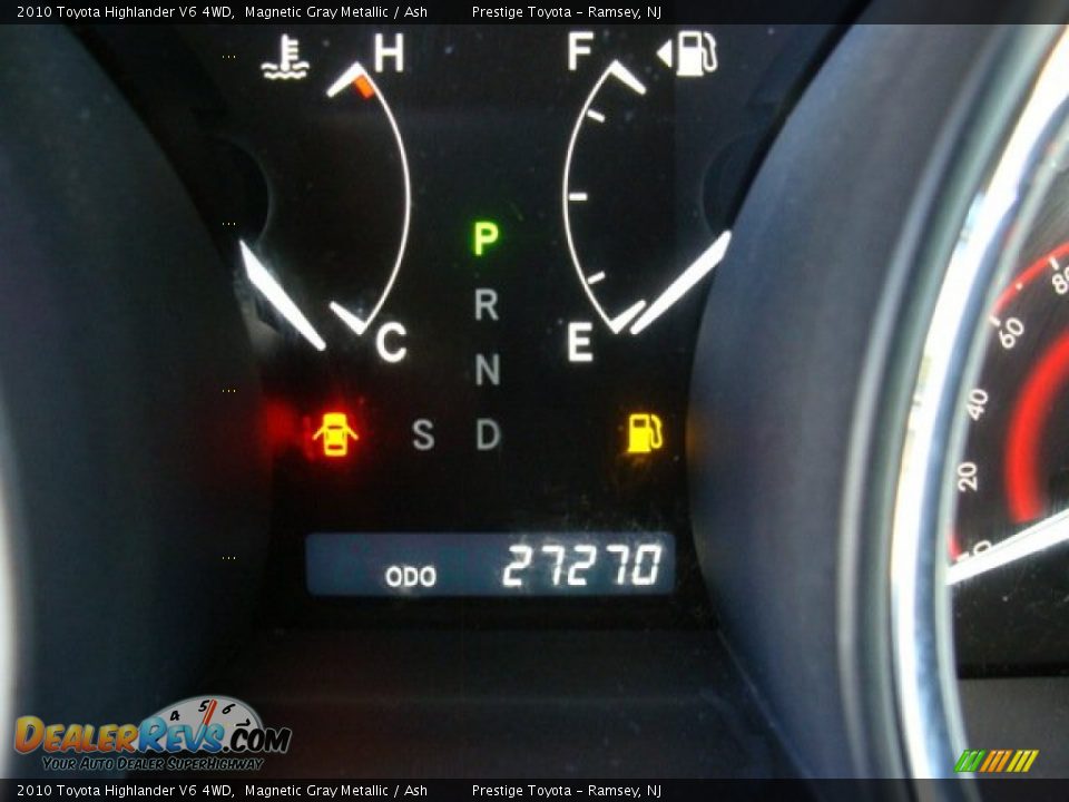 2010 Toyota Highlander V6 4WD Magnetic Gray Metallic / Ash Photo #10