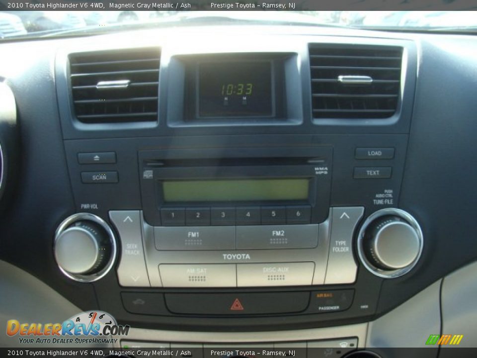 2010 Toyota Highlander V6 4WD Magnetic Gray Metallic / Ash Photo #11