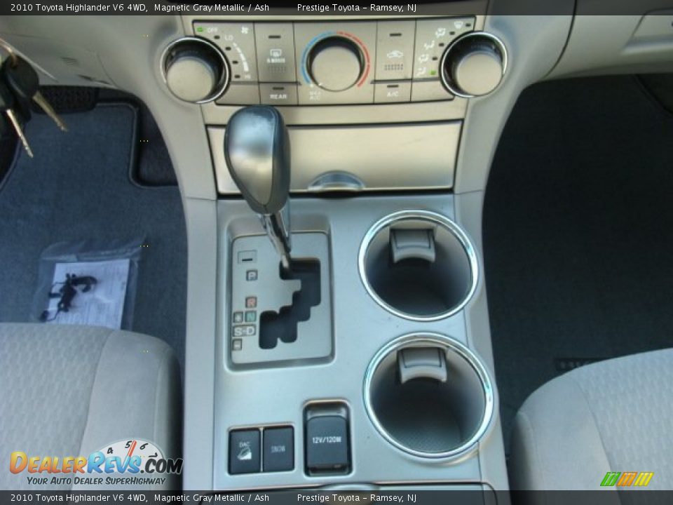 2010 Toyota Highlander V6 4WD Magnetic Gray Metallic / Ash Photo #12