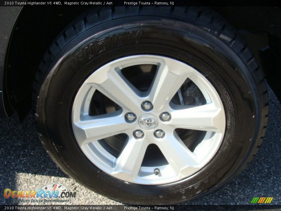 2010 Toyota Highlander V6 4WD Magnetic Gray Metallic / Ash Photo #14