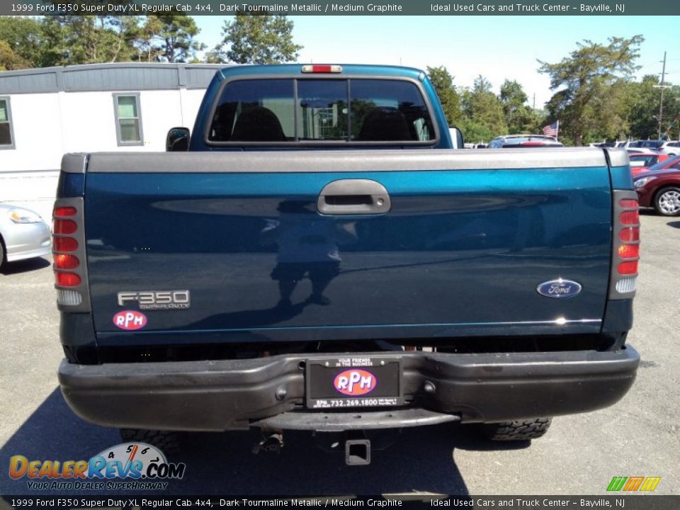 1999 Ford F350 Super Duty XL Regular Cab 4x4 Dark Tourmaline Metallic / Medium Graphite Photo #13
