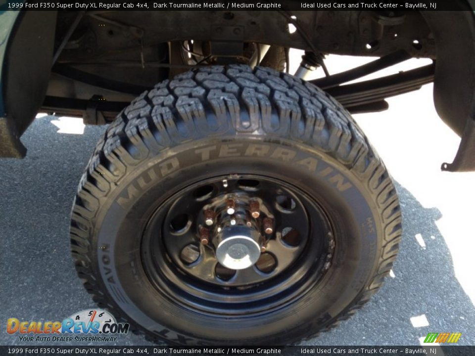1999 Ford F350 Super Duty XL Regular Cab 4x4 Dark Tourmaline Metallic / Medium Graphite Photo #15