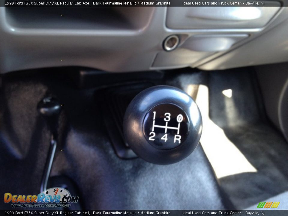1999 Ford F350 Super Duty XL Regular Cab 4x4 Dark Tourmaline Metallic / Medium Graphite Photo #22