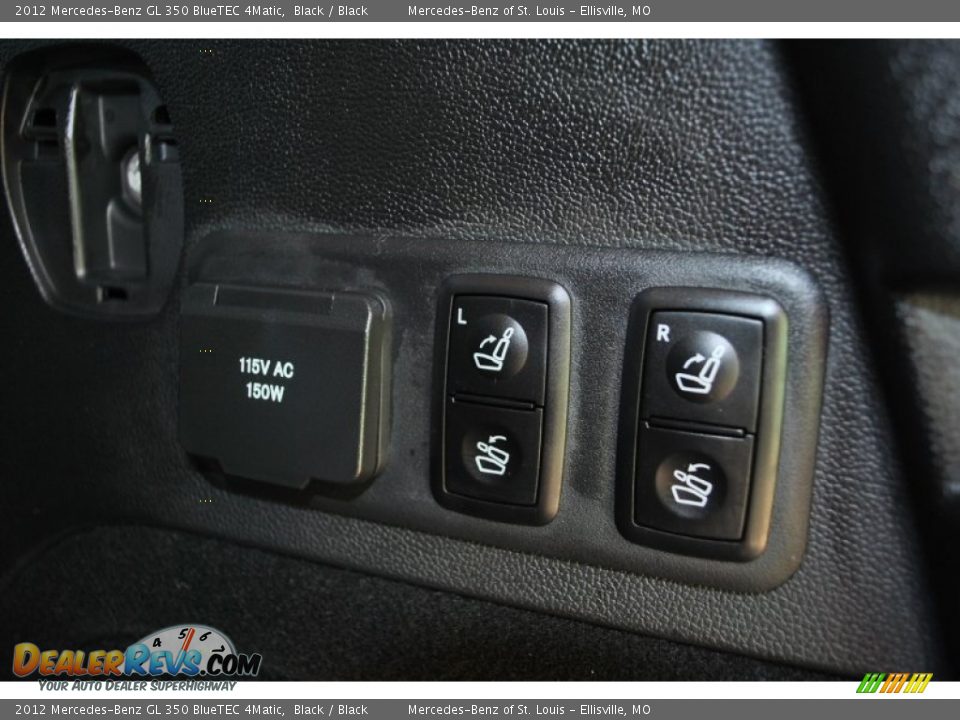 2012 Mercedes-Benz GL 350 BlueTEC 4Matic Black / Black Photo #14