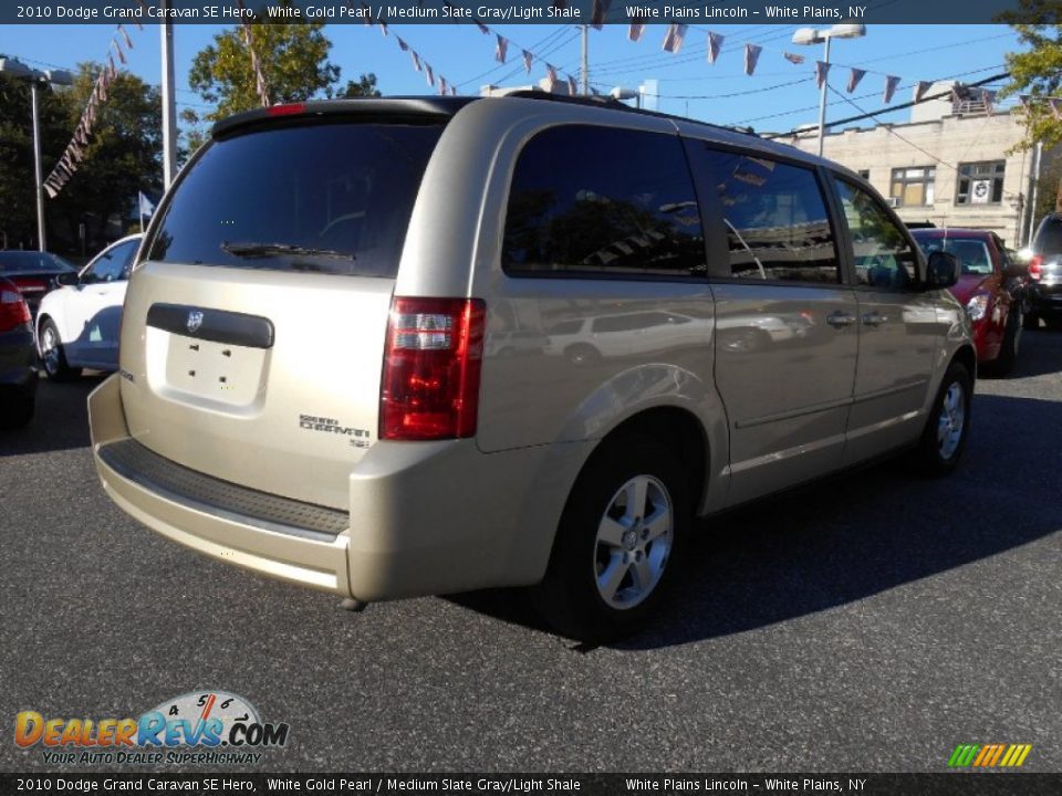 2010 Dodge Grand Caravan SE Hero White Gold Pearl / Medium Slate Gray/Light Shale Photo #6
