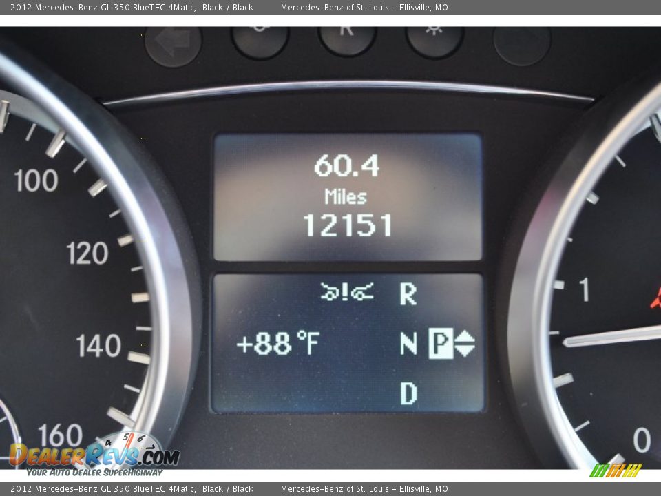 2012 Mercedes-Benz GL 350 BlueTEC 4Matic Black / Black Photo #28