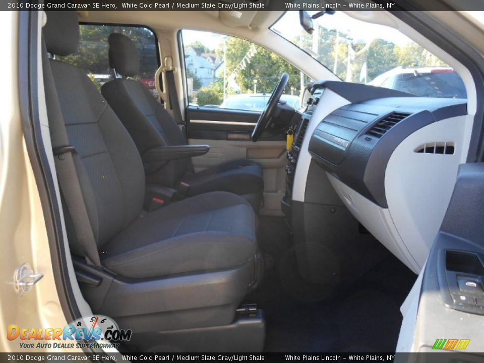 2010 Dodge Grand Caravan SE Hero White Gold Pearl / Medium Slate Gray/Light Shale Photo #12