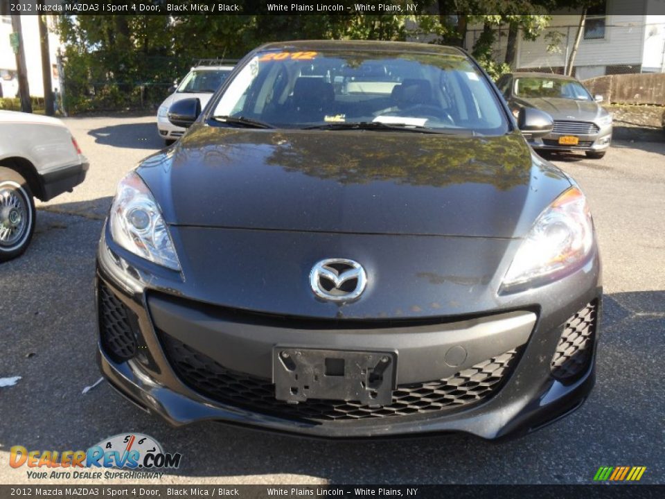 2012 Mazda MAZDA3 i Sport 4 Door Black Mica / Black Photo #2