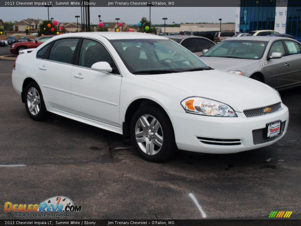 2013 Chevrolet Impala LT Summit White / Ebony Photo #2