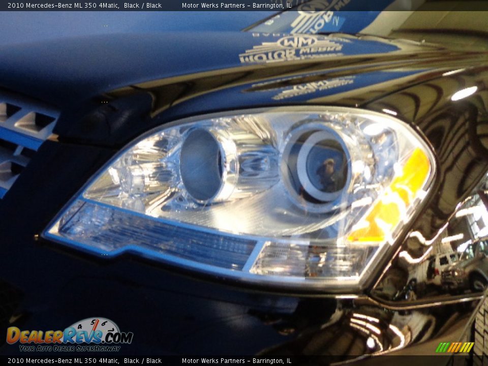 2010 Mercedes-Benz ML 350 4Matic Black / Black Photo #5