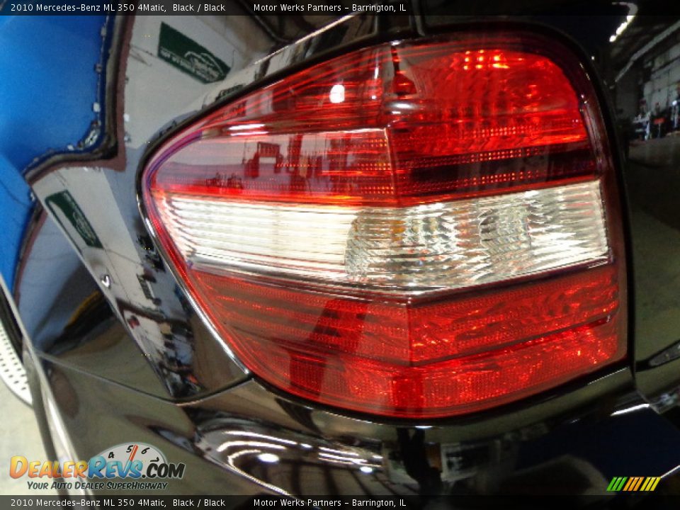 2010 Mercedes-Benz ML 350 4Matic Black / Black Photo #6