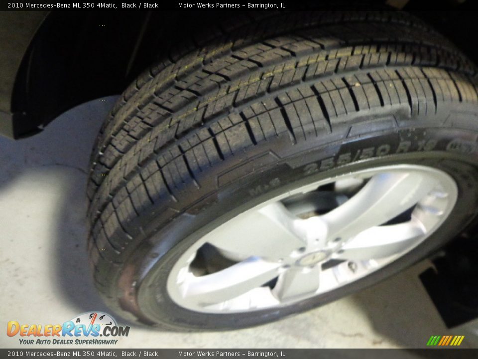 2010 Mercedes-Benz ML 350 4Matic Black / Black Photo #10