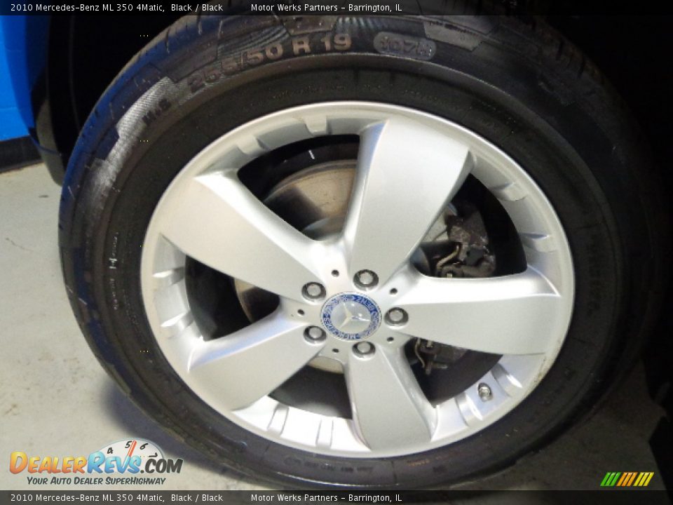 2010 Mercedes-Benz ML 350 4Matic Black / Black Photo #11