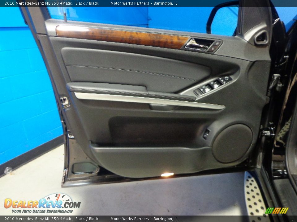 2010 Mercedes-Benz ML 350 4Matic Black / Black Photo #16
