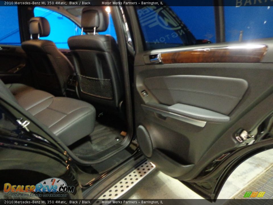 2010 Mercedes-Benz ML 350 4Matic Black / Black Photo #27