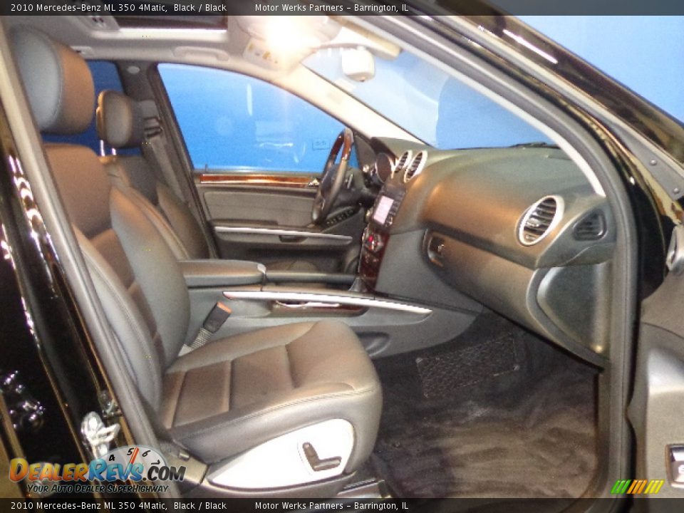 2010 Mercedes-Benz ML 350 4Matic Black / Black Photo #29