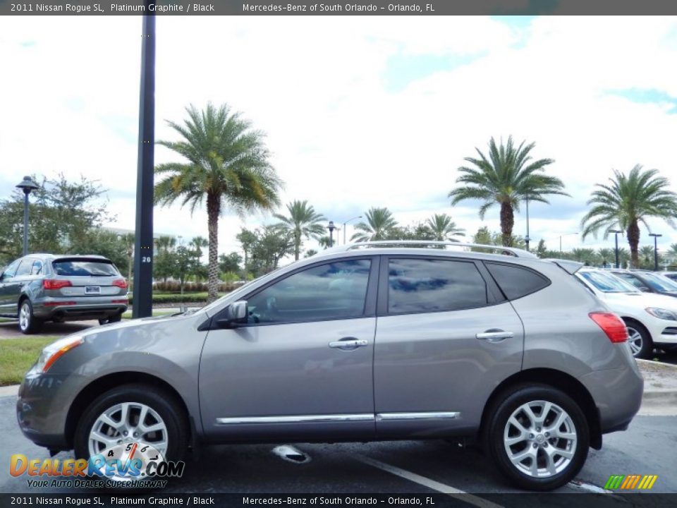 2011 Nissan Rogue SL Platinum Graphite / Black Photo #4