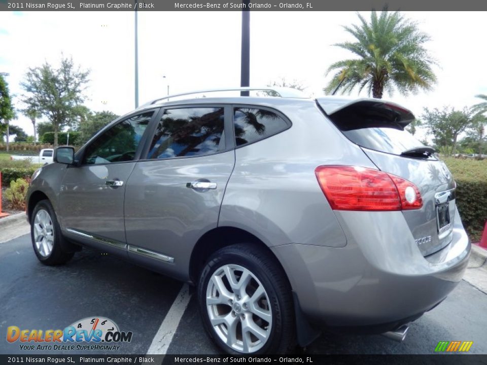 2011 Nissan Rogue SL Platinum Graphite / Black Photo #5