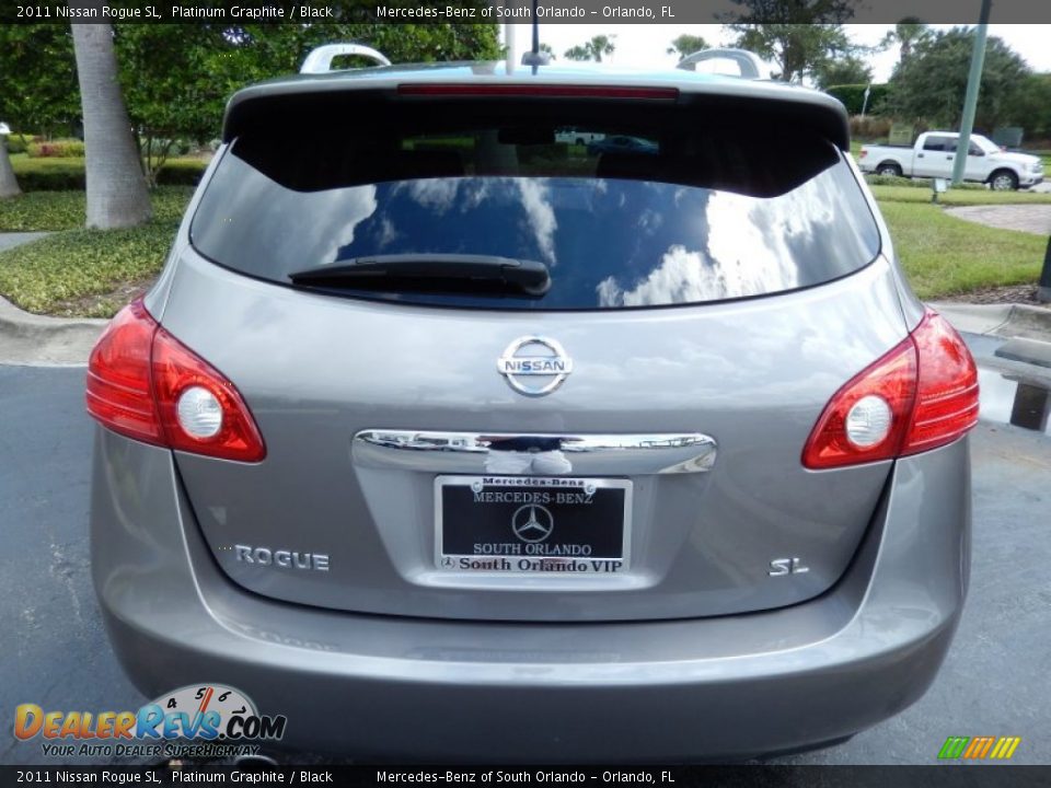 2011 Nissan Rogue SL Platinum Graphite / Black Photo #6