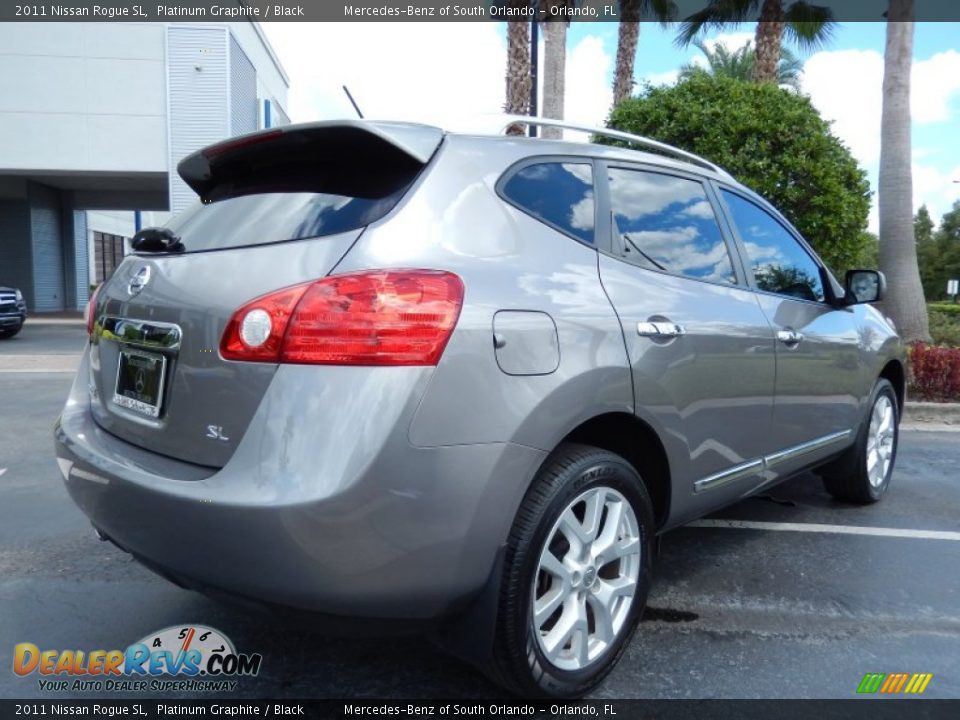 2011 Nissan Rogue SL Platinum Graphite / Black Photo #7