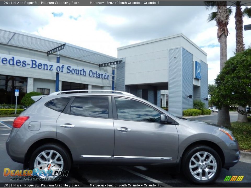 2011 Nissan Rogue SL Platinum Graphite / Black Photo #8