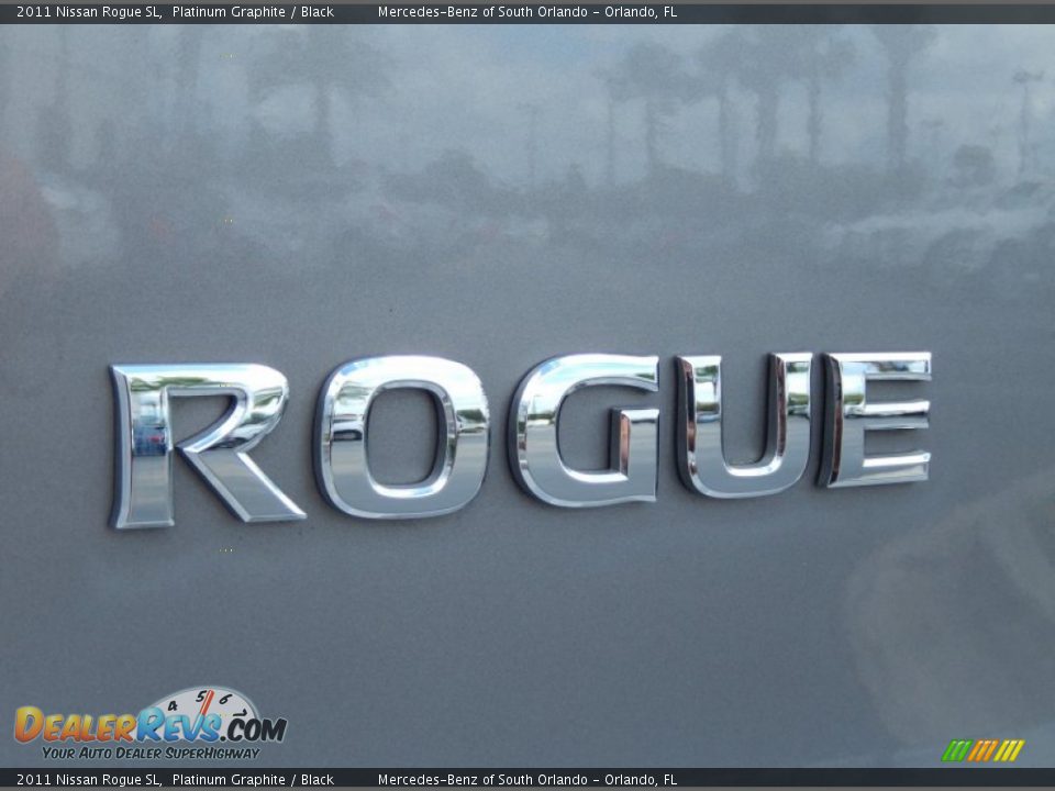 2011 Nissan Rogue SL Platinum Graphite / Black Photo #9