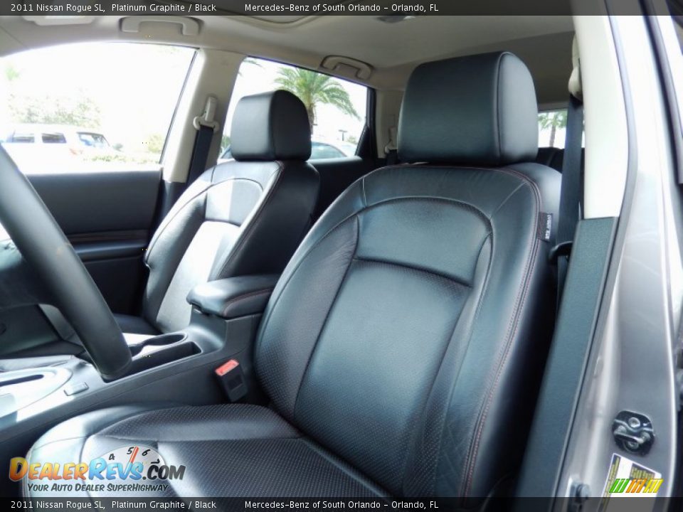 2011 Nissan Rogue SL Platinum Graphite / Black Photo #14
