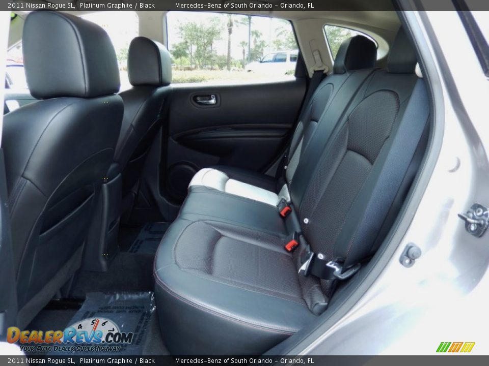 2011 Nissan Rogue SL Platinum Graphite / Black Photo #16