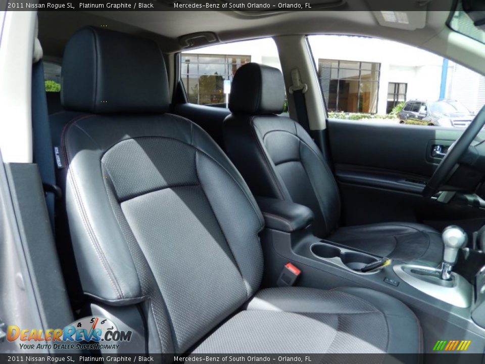 2011 Nissan Rogue SL Platinum Graphite / Black Photo #19