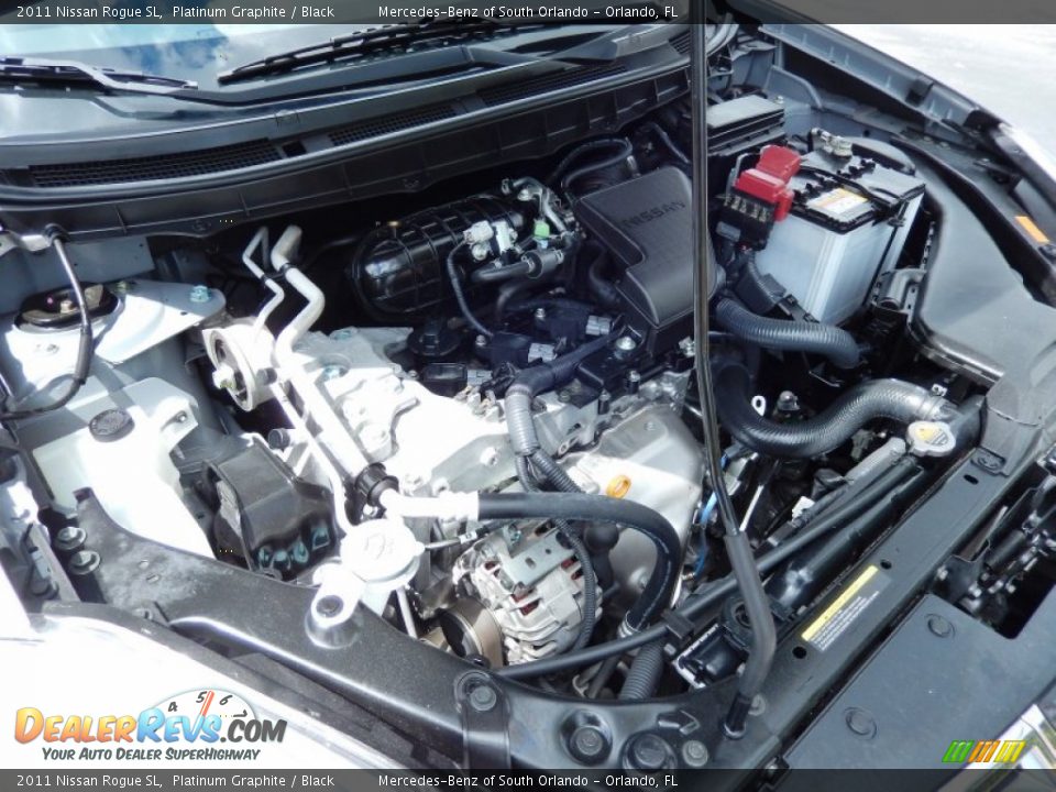 2011 Nissan Rogue SL Platinum Graphite / Black Photo #28