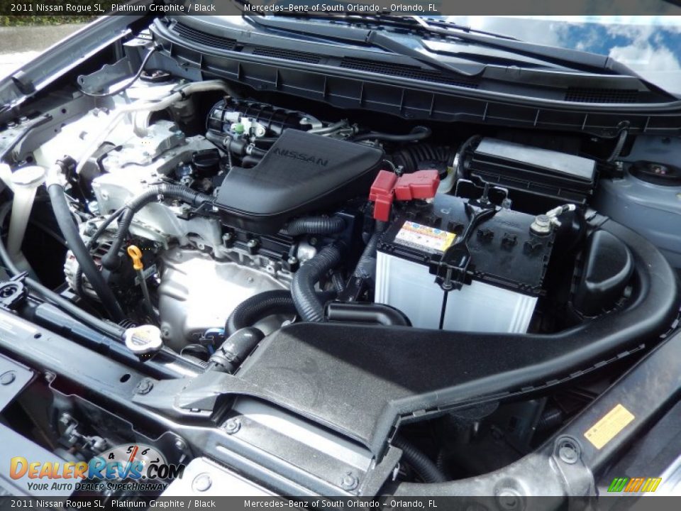 2011 Nissan Rogue SL Platinum Graphite / Black Photo #29