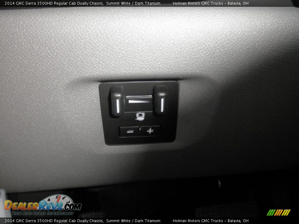 2014 GMC Sierra 3500HD Regular Cab Dually Chassis Summit White / Dark Titanium Photo #8