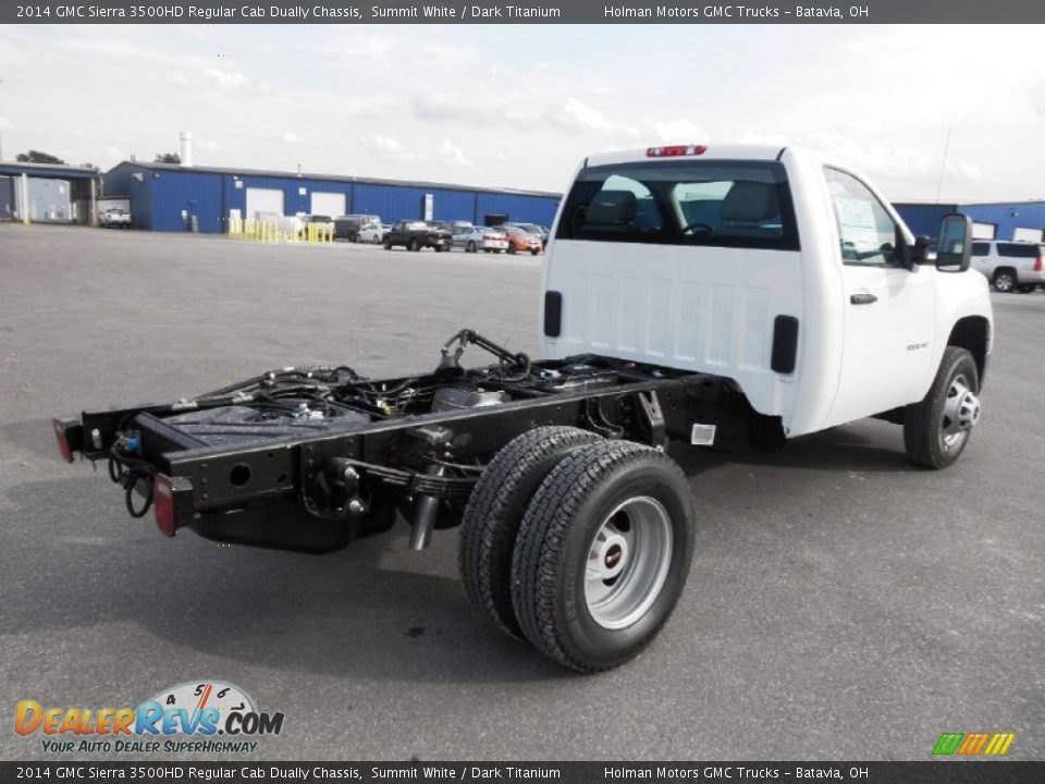 Summit White 2014 GMC Sierra 3500HD Regular Cab Dually Chassis Photo #15