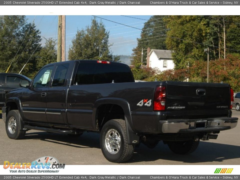 2005 Chevrolet Silverado 2500HD LT Extended Cab 4x4 Dark Gray Metallic / Dark Charcoal Photo #2