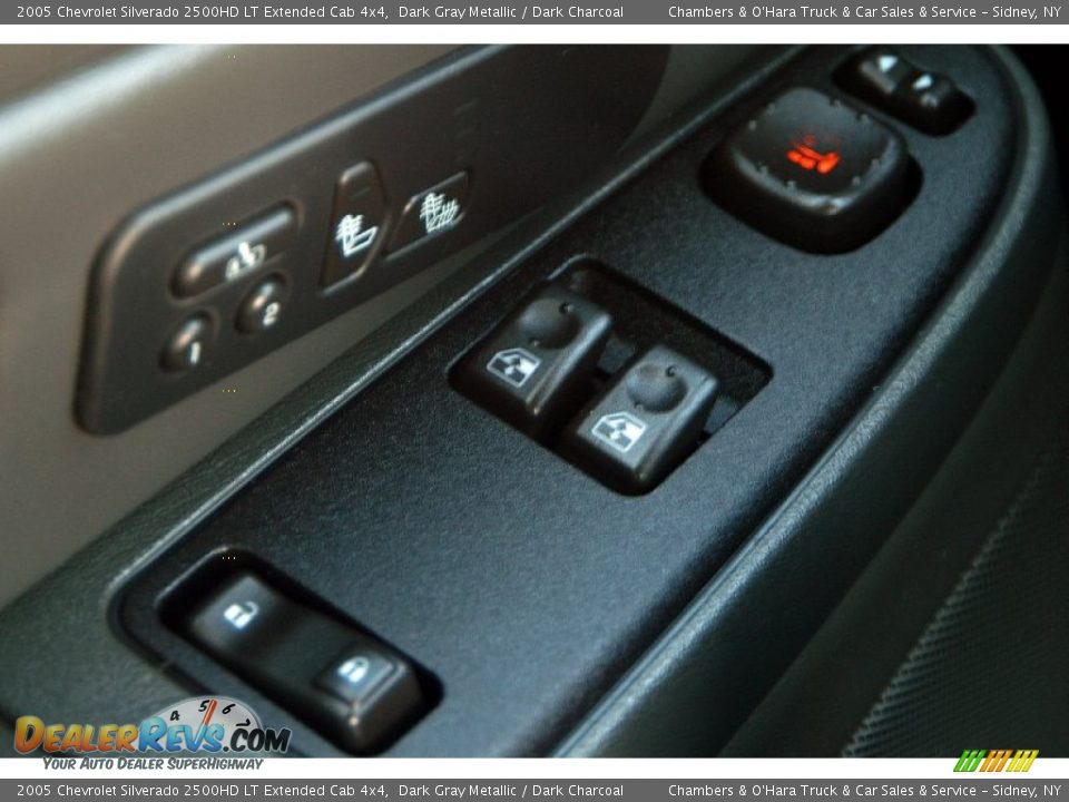 2005 Chevrolet Silverado 2500HD LT Extended Cab 4x4 Dark Gray Metallic / Dark Charcoal Photo #8