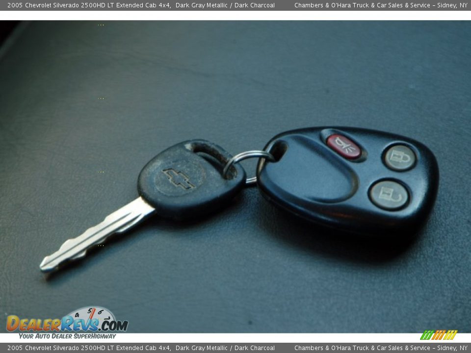 2005 Chevrolet Silverado 2500HD LT Extended Cab 4x4 Dark Gray Metallic / Dark Charcoal Photo #14