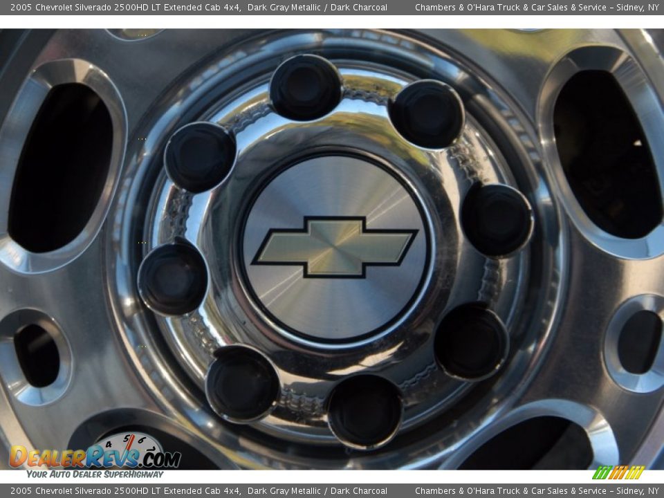2005 Chevrolet Silverado 2500HD LT Extended Cab 4x4 Dark Gray Metallic / Dark Charcoal Photo #17