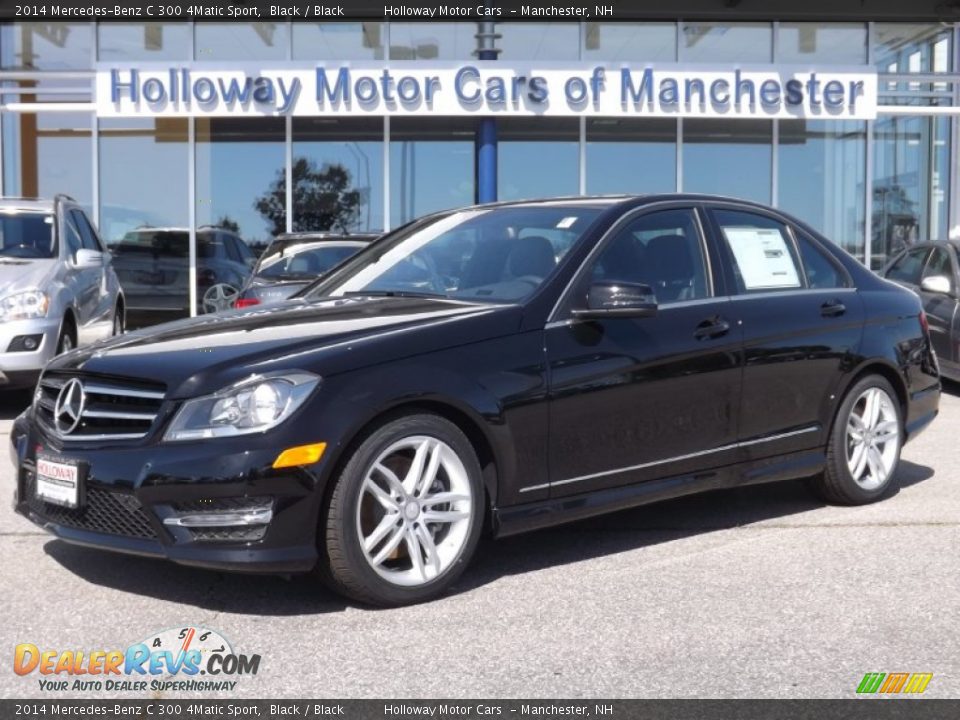 2014 Mercedes-Benz C 300 4Matic Sport Black / Black Photo #1