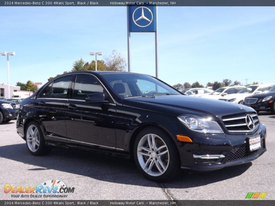 2014 Mercedes-Benz C 300 4Matic Sport Black / Black Photo #3