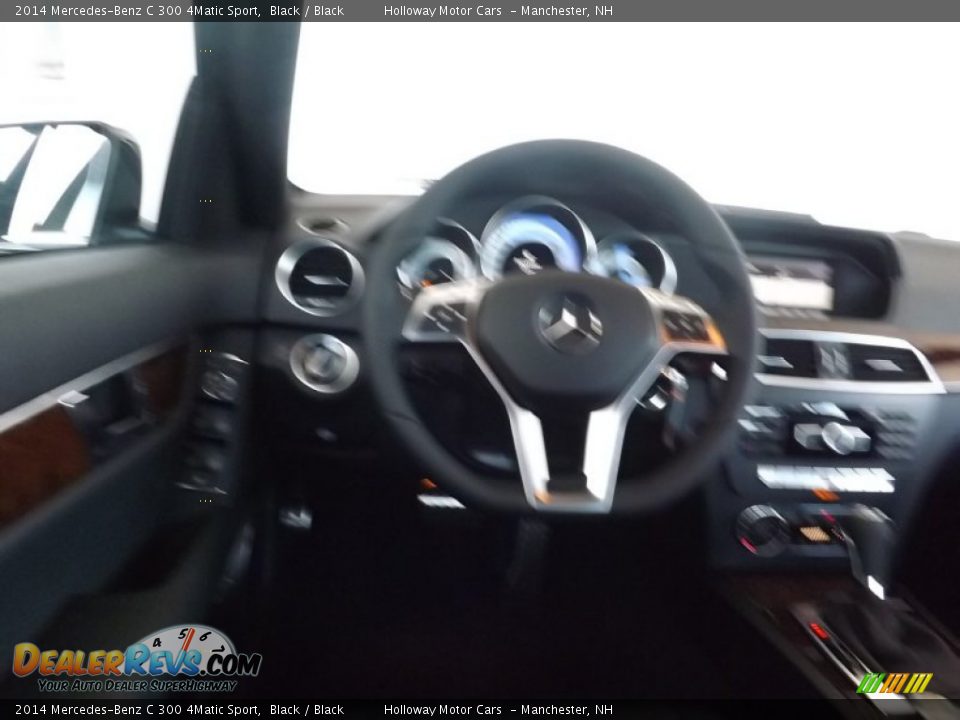 2014 Mercedes-Benz C 300 4Matic Sport Black / Black Photo #7